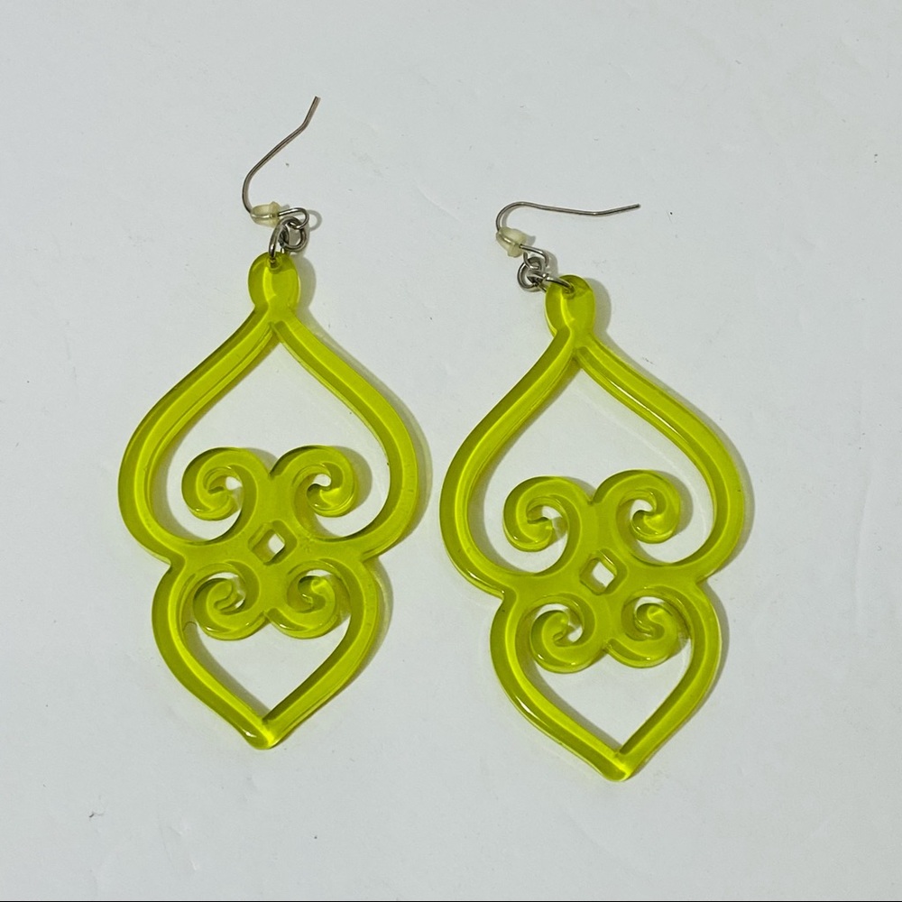 Acrylic Earrings Bright Summer
